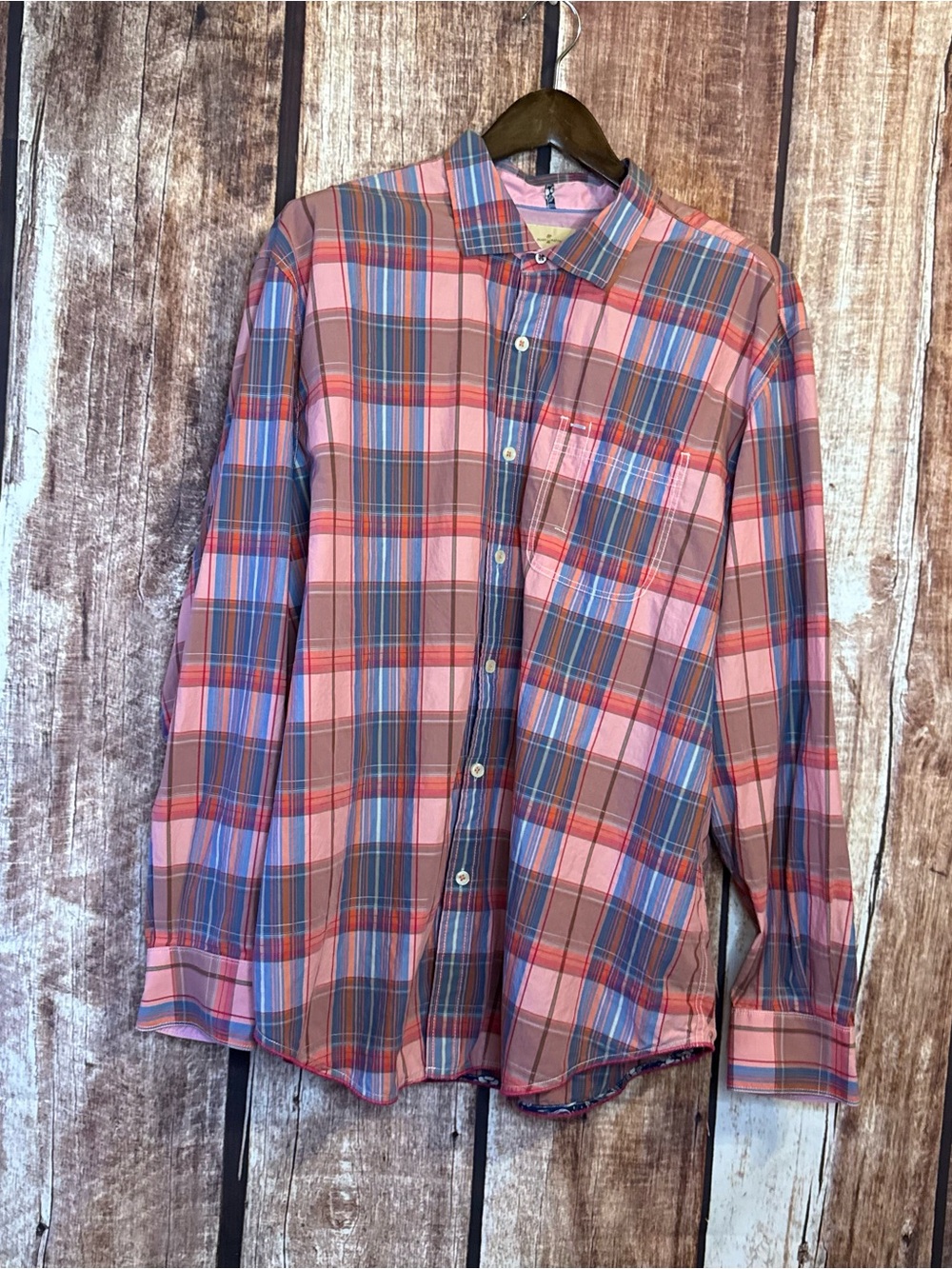 Tommy Bahama crinkle Plaid Button-Down Shirt